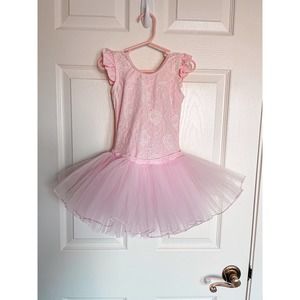 Little girl pink ballerina dress 3T